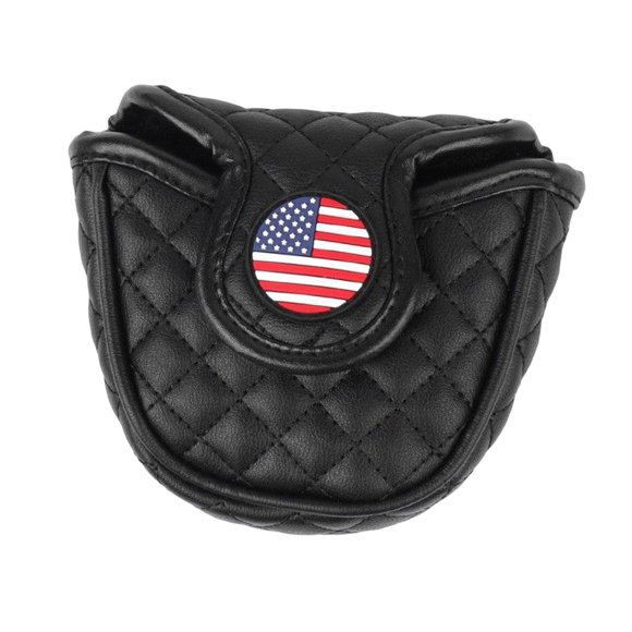 Golf Mallet Putter Head Cover Waterproof Protector Putter Headcover for Training Cola Cubierta de putter de mazo de golf