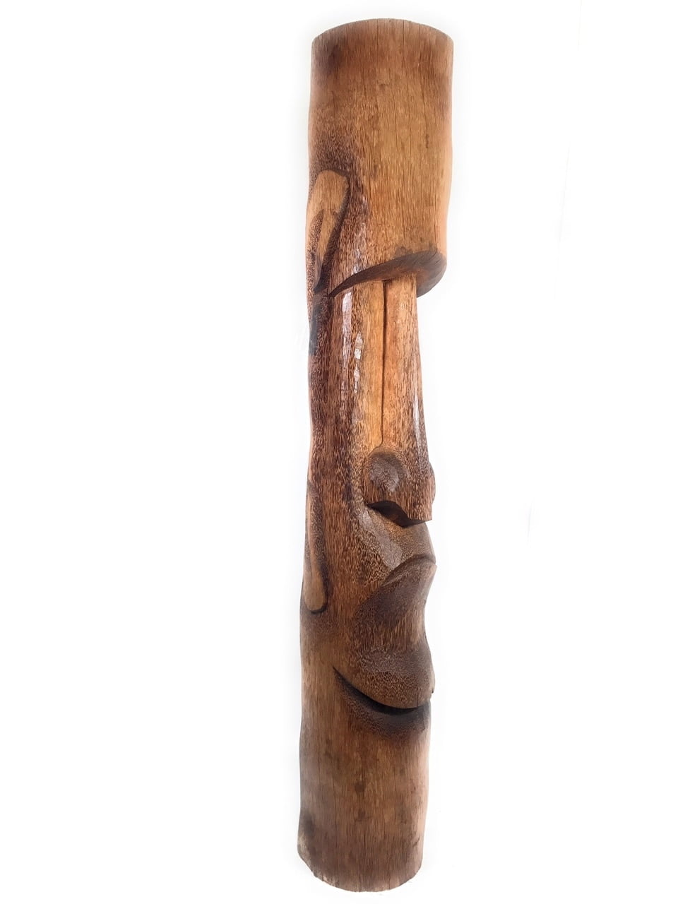 Easter Island Tiki 60" Hand Carved Hawaii lbj30007150j