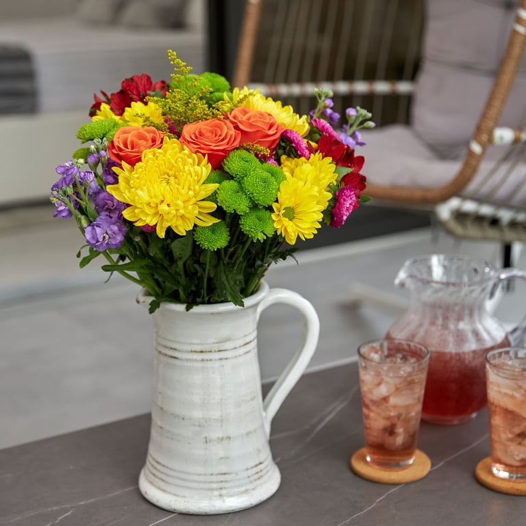 Fresh-Cut Extra Large Mixed Flower Bouquet, Minimum of 17 Stems 