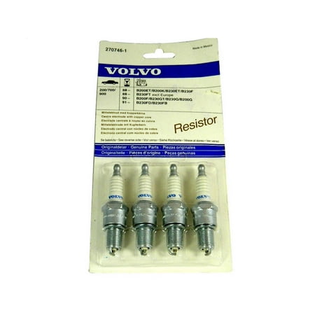 Volvo 240 Dl Wagon - GENUINE VOLVO SPARK PLUG KIT 240 260 740 760 780 940 960 4-CYL