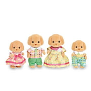 Calico Critters Poodle Family Plush Toys, 4 Pieces