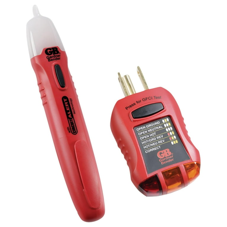 Gardner Bender 2-Piece Electrical Tester Kit, Voltage and GFCI