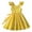 Yellow, variant on ZACPNCV Girls Dress Kid Ruffle Cap Sleeve Sleeve Sundress Backless Summer Toddler Girl Dresses Yellow 6-7 Years