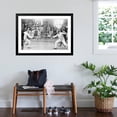 thumbnail image 3 of Art.com Fencing Competition in the 1912 Olympics in Stockholm Photographic Print, Black Frame Wall Art, 44" x 32", 3 of 5