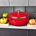 thumbnail image 5 of Dutch Oven Lodge, hierro fundido esmaltado, 7.5 cuartos de galón, color rojo especiado, 5 of 5