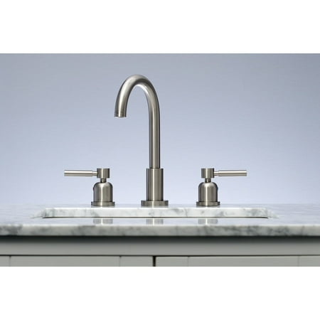Kingston Brass Concord 8 in. Widespread Bathroom Faucet Brushed Nickel Brushed
