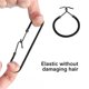 thumbnail image 5 of Minnieouse 5 piezas de gancho elástico para el cabello, cordón de pelo de moda Retro, no es fácil de romper, bandas elásticas de resistencia a Type5 NO5, 5 of 6