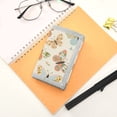 thumbnail image 7 of JIALIOU Nylon Trifold Card Wallet with ID Window Zipper Pocket for Men Women Teen Butterfly with Flower, 7 of 7