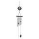 thumbnail image 1 of Wind Chime for Garden Decor, Handmade Pine and Metal Wind Bell Pendant with Sun Moon Design - Outdoor Indoor Hanging Ornament, 1 of 5
