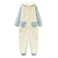 Sanrio Plush Cinnamoroll Winter Flannel Kids Rompers Girl Boy Toddler