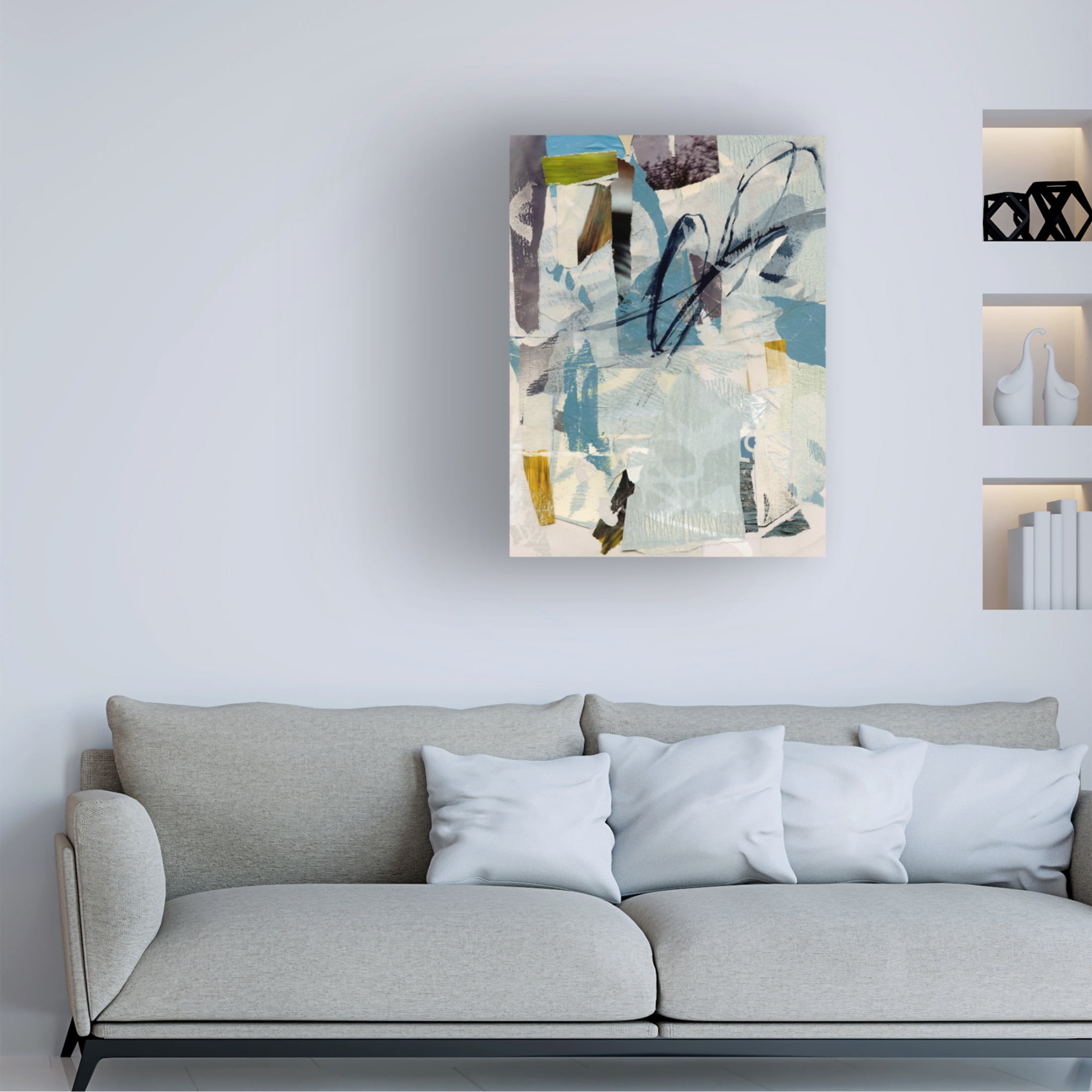 Trademark Fine Art Victoria Barnes  Cache Collage II Canvas Wall Art