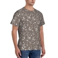 thumbnail image 2 of Bixox Men's Retro Bunny Printed Short Sleeve Skinny Athletic T-Shirt, 2 of 6