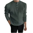 thumbnail image 1 of ameIAEA Men's Knitted Sweater Long Sleeve Button Down Solid Color Fall Casual Pullover Sweater, 1 of 6