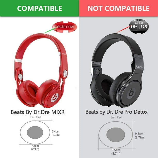 Beats Mixr Accessory Headphones, Beats Mixr Headphones Pads