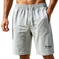 thumbnail image 4 of Mgmyaa Men's Relaxed Fit Drawstring Shorts with Exterior Pockets Elastic Waist Solid Color for Summer Casual Sports, 4 of 6