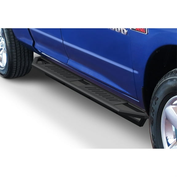 2009-2018 Dodge Ram 1500 Quad Cab (Incl. 19-20 Ram 1500 Classic) 6061 Aircraft Aluminum Alloy Matte Black finishing Square Tube