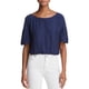 thumbnail image 1 of Blusa de punto Monroe Ramy Brook para mujer azul grande, 1 of 1