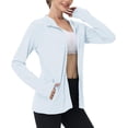 thumbnail image 2 of KALAKALA Sun Shirt Women with Hood Full Zip UPF 50+ Protection Fishing Hoodie Lightweight Long Sleeve Sunscreen Hiking Jackets, 2 of 6