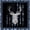 Antler 05, variant on Manfei Hunting Deer Silhouette Twin Sheets, Camo American Flag Bedding, Navy Blue, Navy Reversible 3pcs (1 Flat Sheet, 1 Fitted Sheet and 1 Pillowcase)