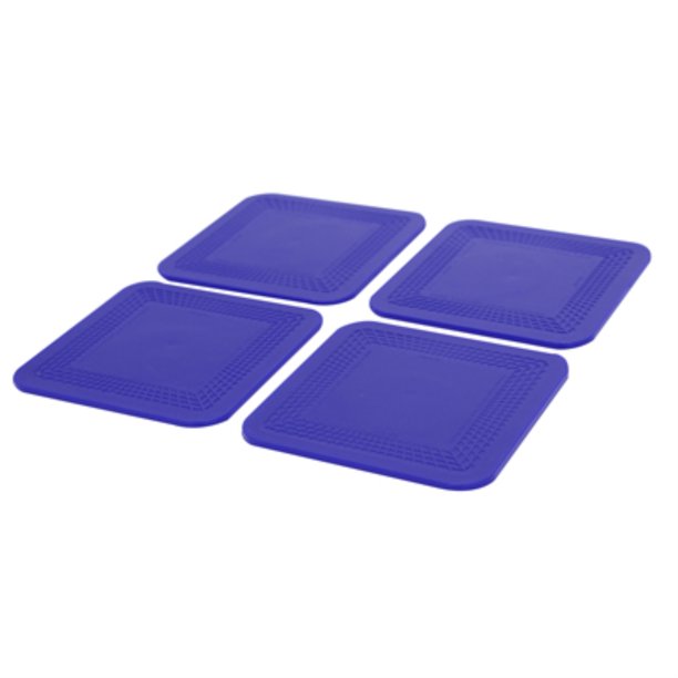 Dycem nonslip coasters, set of 4, blue