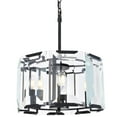 thumbnail image 2 of Elegant Lighting Monaco 17" 4 Light Glass Crystal Pendant Lamp, 2 of 2
