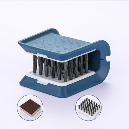 

2 in 1 Kitchen Cleaning Brush Sponge Collapsible Multifunctional Double-Sided Cleaning Brush Sponge For Kitchen New