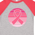 thumbnail image 4 of Inktastic Breast Cancer Pink Ribbon Retro Girls Toddler T-Shirt, 4 of 5
