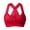 Red, variant on Women 2026 Floral Lace Bralette Padded Breathable Sexy Racerback Lace Bra (Red, XL)