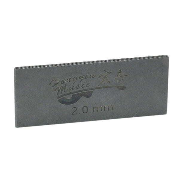 Lima de trastes de guitarra, herramienta de luthier, fácil de usar, repara extremos afilados de trastes de guitarra, lima niveladora, bloque de lijado 2 mm