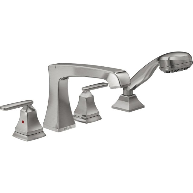 Grifo de bañera Delta Ashlyn T4764-SS con ducha de mano