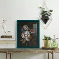 thumbnail image 5 of Dramatic Bouquet I -Framed Print w/glass-Ocean Blue, 5 of 7