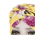thumbnail image 7 of Yesbay Floral Print Braid Women Hat Protective Cover Cap Headwrap Headwear, 7 of 7