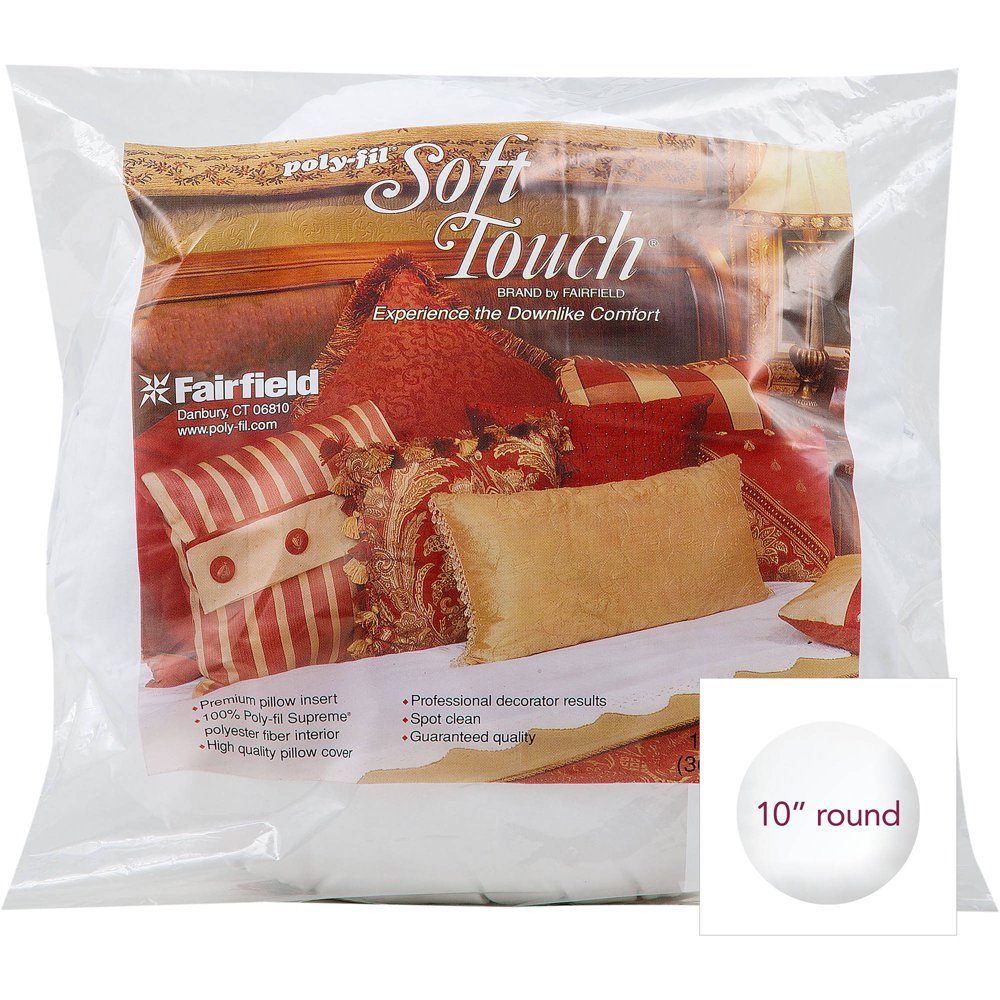 PolyFil Soft Touch 14" Round Decorative Pillow Insert