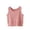 Pink Tops, variant on Htigea Women's Cropped Tank Tops Crew Neck Sleeveless Undershirts Solid Color Workout Base Layer Shirts Beige L