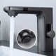 thumbnail image 2 of Bewildely Grifo de lavabo automático con pantalla Digital de temperatura, mezclador de lavabo con pantalla Digital de temperatura Juegos de accesorios de baño B, 2 of 6
