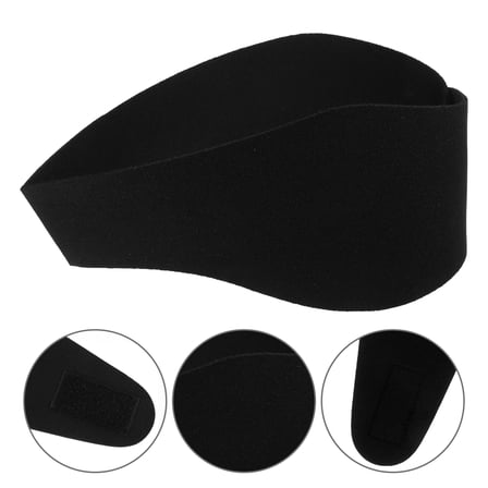 UEETEK Black Sturdy Neoprene Headband for Swimming and Water Sports