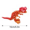 thumbnail image 2 of Jouet Dinosaure Squelette Phosphorescent Modèle Imprimable 3D avec Articulations Mobiles Veilleuse Cool pour Enfants, 2 of 7