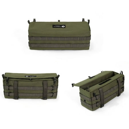 Tactics Pouch Storage Bag Waterproof Large Capacity 1050D Molle Bag Foldable Table Side Bags Multifunctional For Hiking Camping