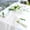 【118"x35"】White, variant on PoyoKee Table Runner, 118" x 35" Crinkle Gauze Table Cloth, Boho Decor Voile Tablecloth Flag, Party Decorations for Kitchen and Dining Home Decor
