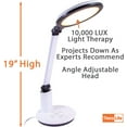 thumbnail image 5 of Theralite Halo Bright Light Therapy Lamp, 10,000 LUX LED Lamp, Sun Lamp Mood Light, 5 of 8