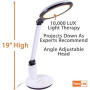 Theralite Halo Bright Light Therapy Lamp, 10,000 LUX LED Lamp, Sun Lamp Mood Light
