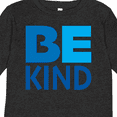 thumbnail image 4 of Inktastic Be Kind Logo in Blue Boys or Girls Long Sleeve Toddler T-Shirt, 4 of 5