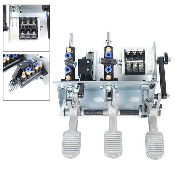 Pneumatic Tire Changer Machine Kits 3 Pedal Foot Control Air Valve High Strength