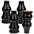 thumbnail image 2 of Furniture Legs 4Pcs Black Wooden Table Legs Feet with Install, 2 of 2