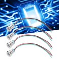 thumbnail image 1 of Loewten LEDs Rondes Pré-Câblées, LED Double Couleur Ferme Étanche pour Interrupteurs de Contrôle d'Accès pour Modification d'Ordinateur pour Modification de Voiture pour Outils de Machine CNC, 1 of 8