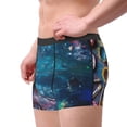 thumbnail image 2 of Yiaed Abstract Colorful Art Supplies Print Men's Soft Cotton Boxer Shorts Breathable Boxers Underwear Moisture-Wicking Underwear Stretch Boxer Briefs for Man-X-Large, 2 of 5
