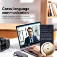 thumbnail image 3 of HLONK Ai Headphones Language Translation 144 Languages Translating Earbuds Real Time 3 in 1 Translation Earbuds Support Translate Listen Calling Two-Way Language Translator for Travel Bus, 3 of 9