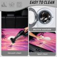thumbnail image 4 of KUIFORTI Pink Coconut Tree Trunk Liners for Cars 29" x 39" Polyester Anti-Scratch Cargo Mat Rear Trunk Line Durable Easy to Clean Interior Accessories for Daily Travel, 4 of 7