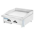 thumbnail image 1 of Turbo Air TATG-24 24" Gas Griddle w/ Thermostatic Controls - 1" Steel Plate, Convertible, 1 of 1