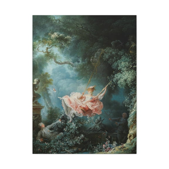 The Swing Painting by Jean Honore Fragonard | Reproduction Canvas Print